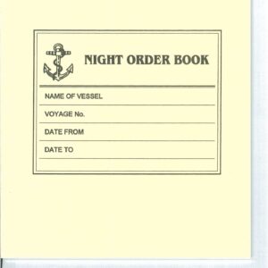夜令簿 Night Order Book 英