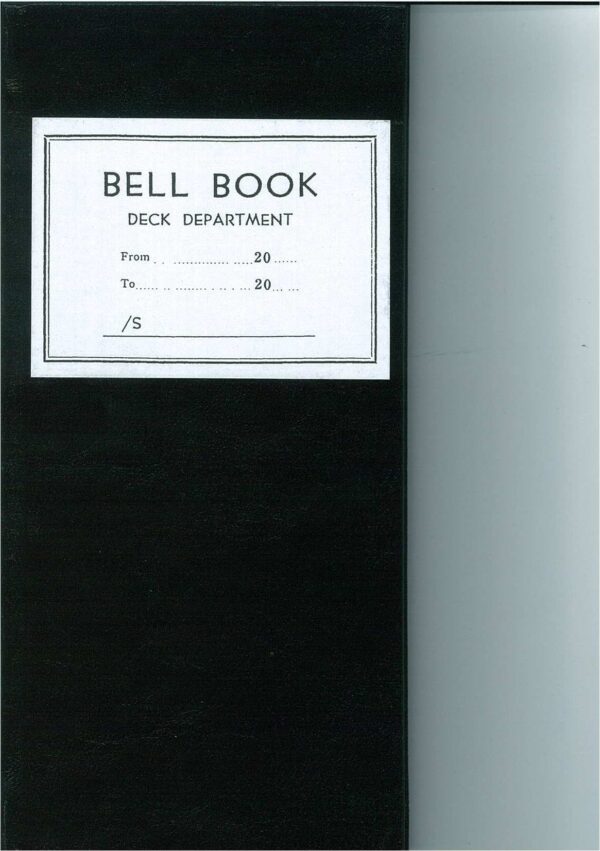 車鐘記錄簿 BELL BOOK 日式 甲板