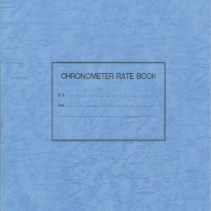 天文鐘 經線儀 記錄簿 CHRONOMETER LOG BOOK