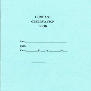羅經記錄簿 COMPASS OBSERVATION BOOK
