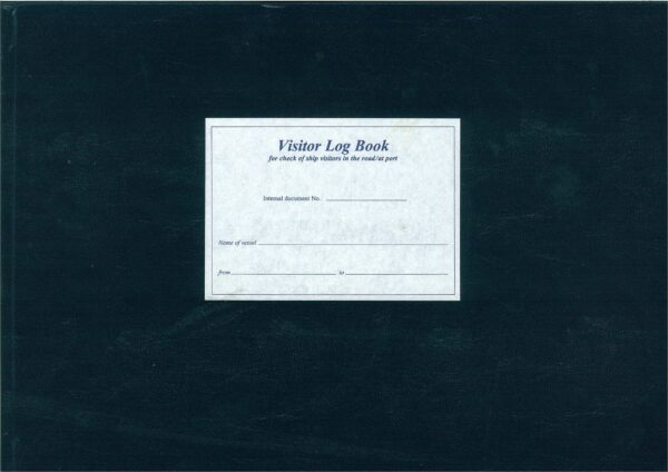 訪客記錄簿 VISITOR LOG BOOK